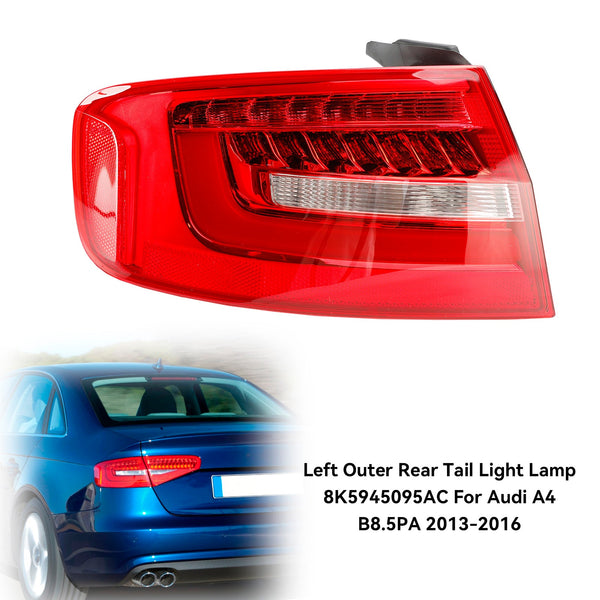 2013–2014 Audi A4 Base Rear Tail Light Lamp 8K5945096AC Generic