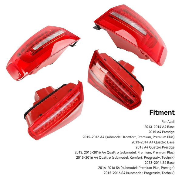 Lâmpada de luz traseira traseira base 2013-2014 Audi S4 8K5945103AC genérica