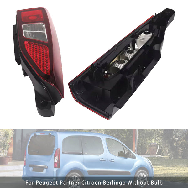 2012-2018 Peugeot Partner Citroen Berlingo Left+Right Tail Rear Light Assembly 9677205180 9677205080 Generic