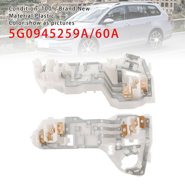 2013-2017 VOLKSWAGEN GOLF MK7 2PCS Inner Tail Light Bulb Carrier N/S RHD 5G0945259A/60A Generic