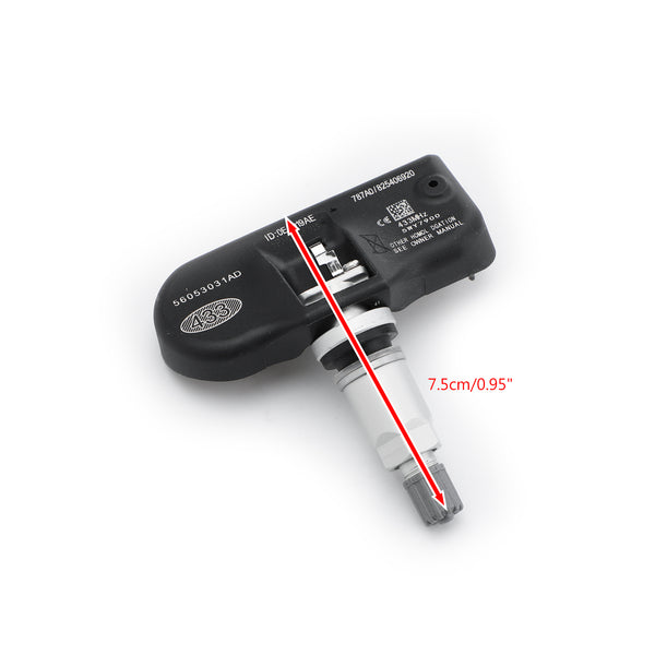 2012-2013 Dodge Avenger 433 MHz 56053031AD TPMS Sensor de presión de neumáticos genérico