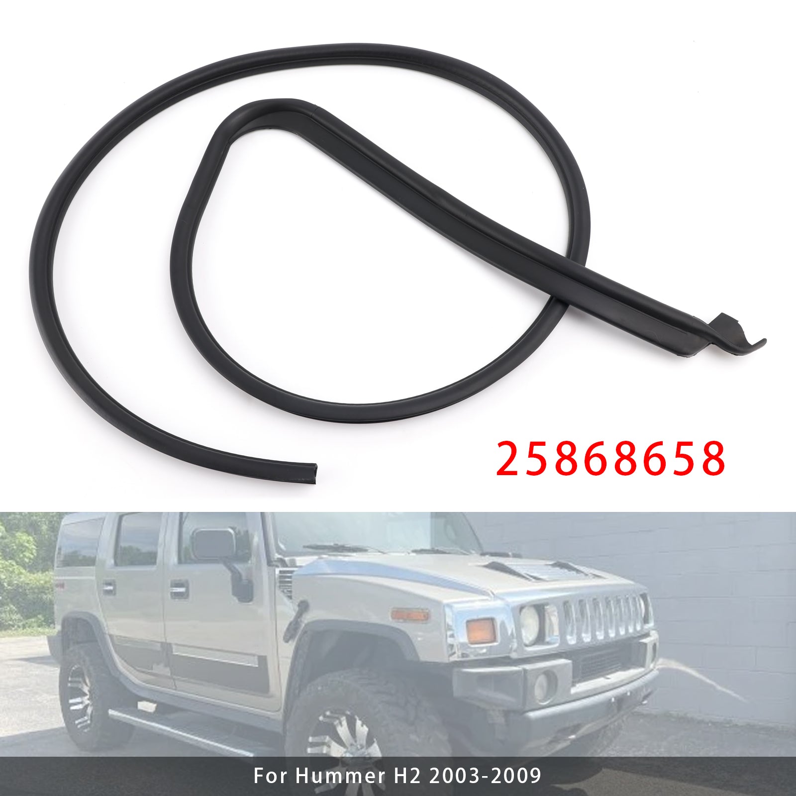 Levá+pravá dveřní lišta 25868657 25868658 pro Hummer H2 2003-2009