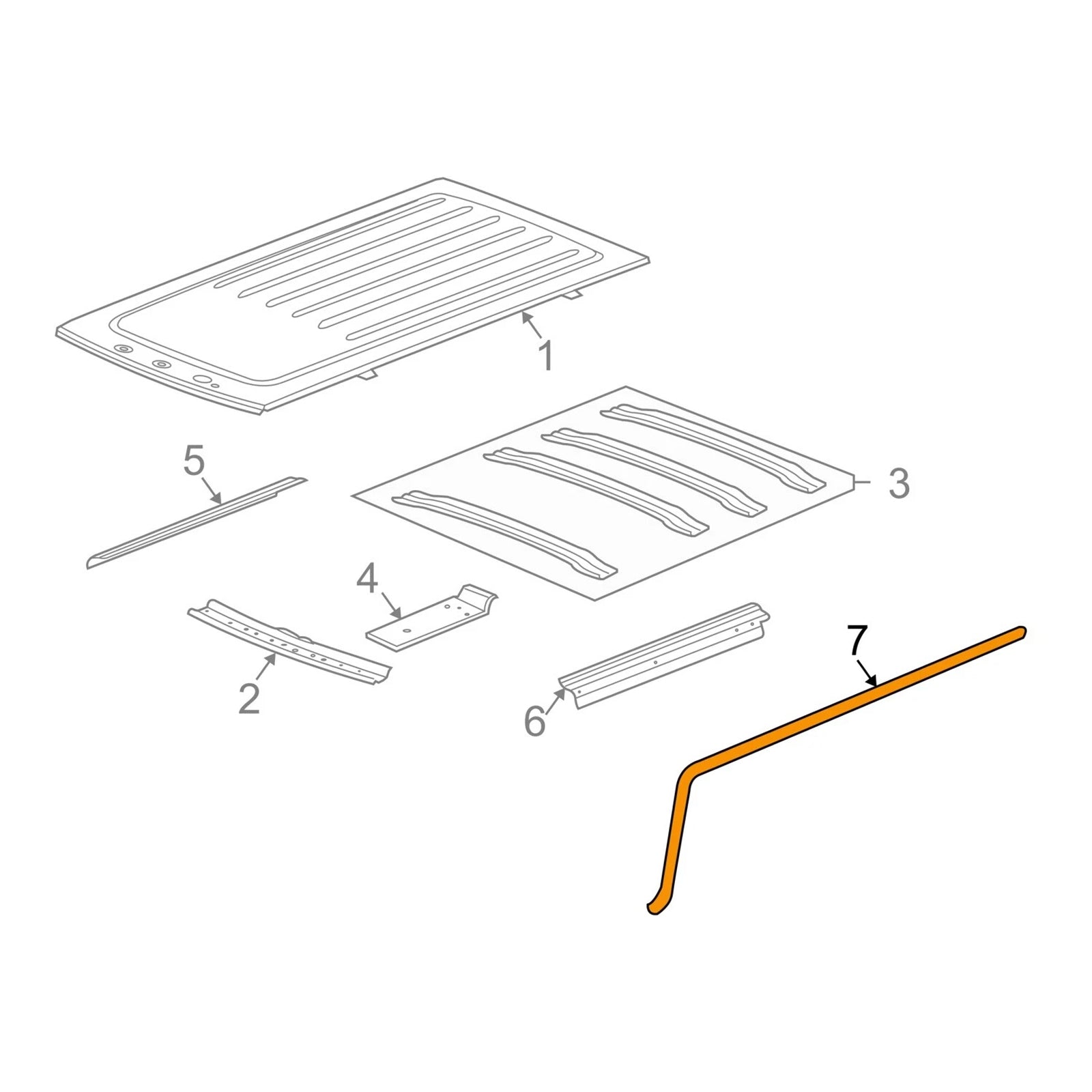 Levá+pravá dveřní lišta 25868657 25868658 pro Hummer H2 2003-2009