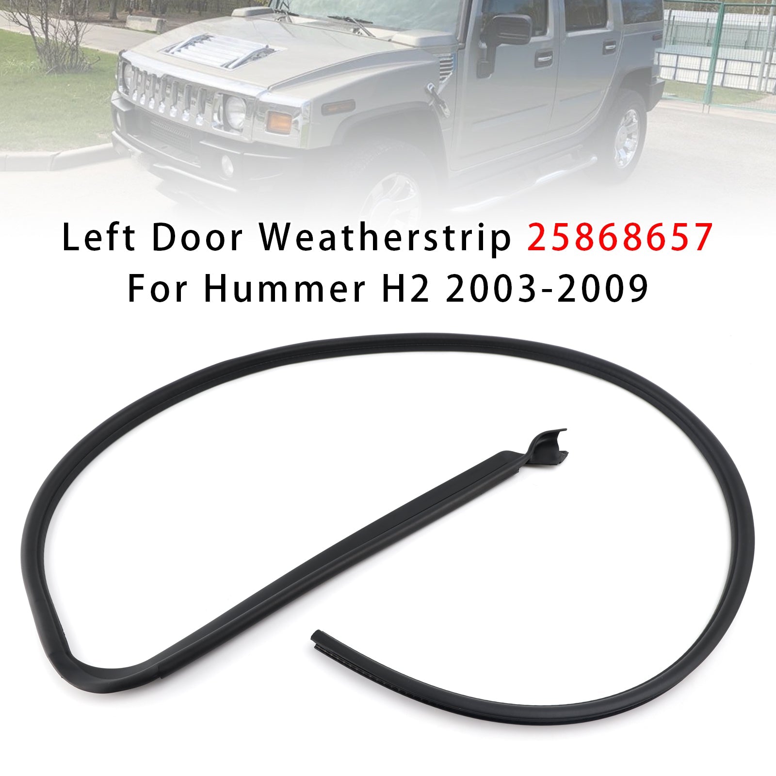 Levá+pravá dveřní lišta 25868657 25868658 pro Hummer H2 2003-2009