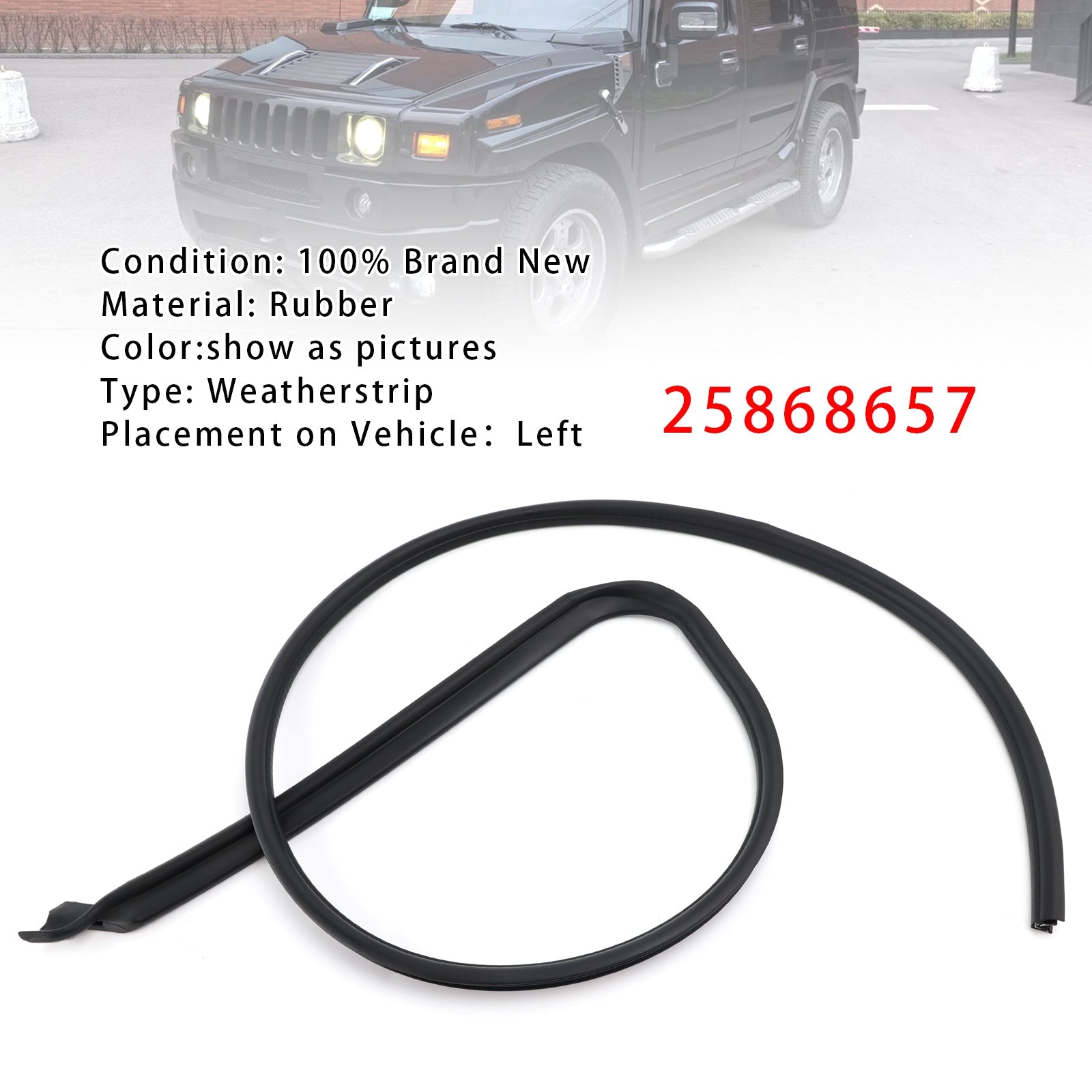 Levá+pravá dveřní lišta 25868657 25868658 pro Hummer H2 2003-2009