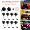 1983-1990 Land Rover Defender 90/110 10Pcs Smoke Led DRL Driving Daytime Fog Tail Lights Kit