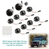 1990-2016 Land Rover Defender 10-delige rook-led-DRL-dagrijverlichting met mistachterlichten, generiek