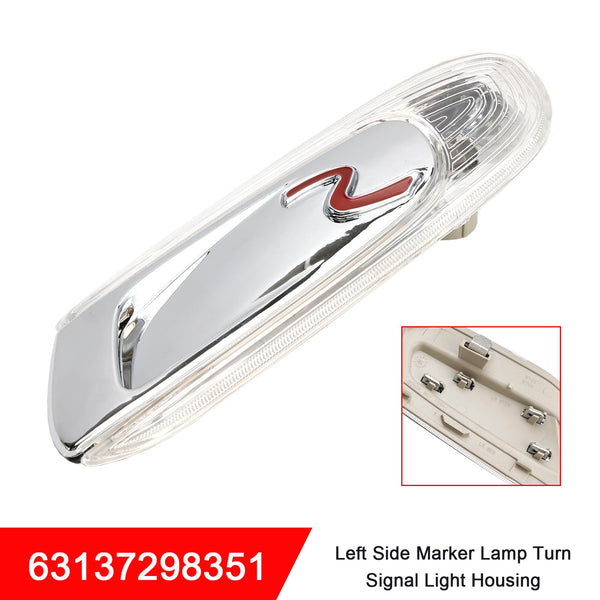 2014-2021 MINI F55 F56 F57 S PAIR SIDE MARKER LAMP TURN SIGNAL Light Housing 63137298351 63137298352 Generisk