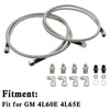 GM 4L60E 4L65E Kit de linhas de resfriamento de transmissão automática 6-AN Kit de linha de mangueira genérico