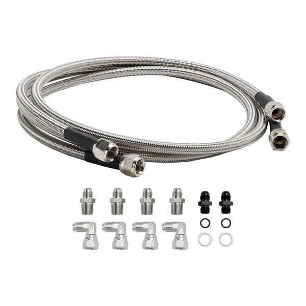 GM 4L60E 4L65E Kit de linhas de resfriamento de transmissão automática 6-AN Kit de linha de mangueira genérico