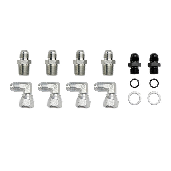 GM 4L60E 4L65E Kit de linhas de resfriamento de transmissão automática 6-AN Kit de linha de mangueira genérico