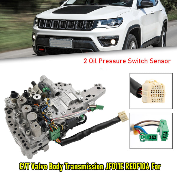 2006-2017 Jeep Compass F/4WD L4 2.0L e 2.4L Transmissão do corpo da válvula CVT JF011E RE0F10A F1CJA 33470