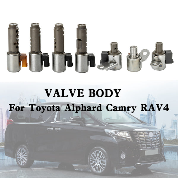 2005–2016 Toyota RAV4 5 SP F/4WD 3,5 l Getriebemagnetventil-Set U150 U151 U250 U151E U250E K14879E K57958P Generisch