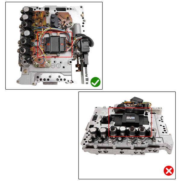 2003-2010 Infiniti M45 RE5R05A Solenoide de cuerpo de válvula con TCM genérico