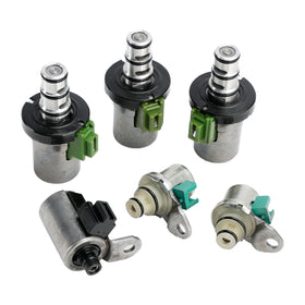 Ford Focus Fiesta 6PCS Transmisión Solenoide Cambio 2 PWM 3 EPC 1 4F27E Genérico