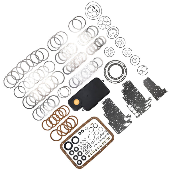 2001-2005 Mitsubishi G Wagon L4 2.8L Ny transmisjon Master Rebuild Kit V4A51 R4A51 Generisk