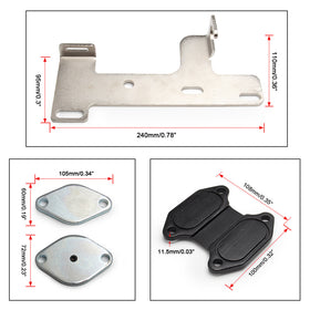 2010-2014 Ram 2500 3500 6.7L Diesel Cummins Dodge EGR excluir kit genérico