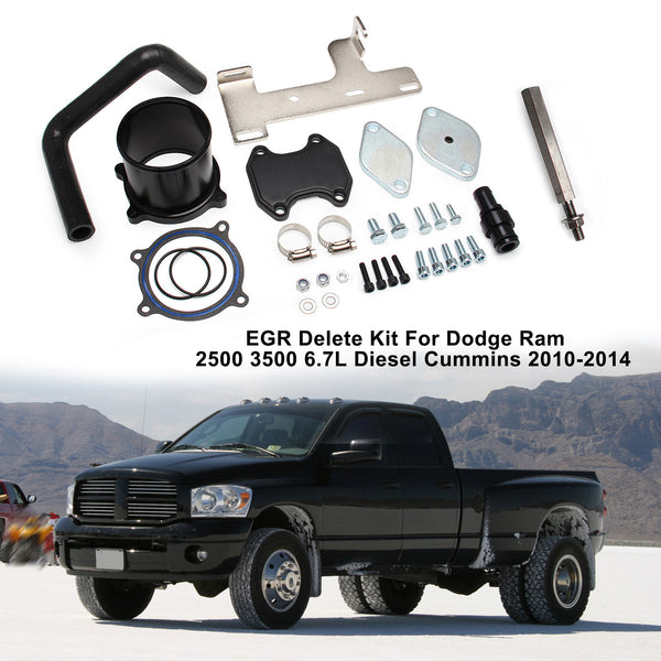 2010-14 Ram 2500 3500 6,7L Diesel Cummins Dodge EGR Delete Kit Fedex Express Generic