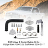 Kit de exclusão do resfriador de válvula EGR para 2014-2017 Dodge RAM 1500 3.0L EcoDiesel