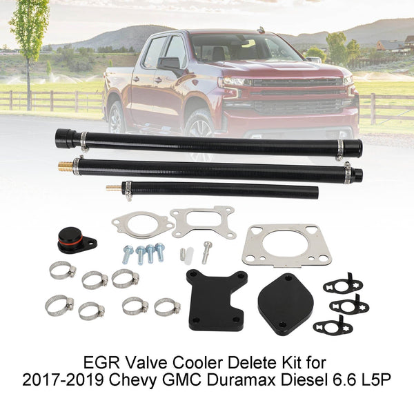 2017-2021 6.6L Chevy GMC Duramax Diesel L5P EGR Delete Kit