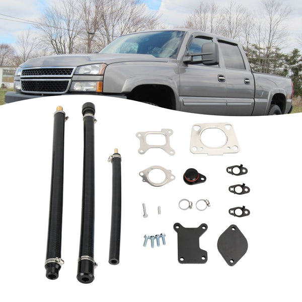 Kit de exclusão do resfriador de válvula EGR para 2017-2023 Chevy GMC Duramax Diesel 6.6 L5P