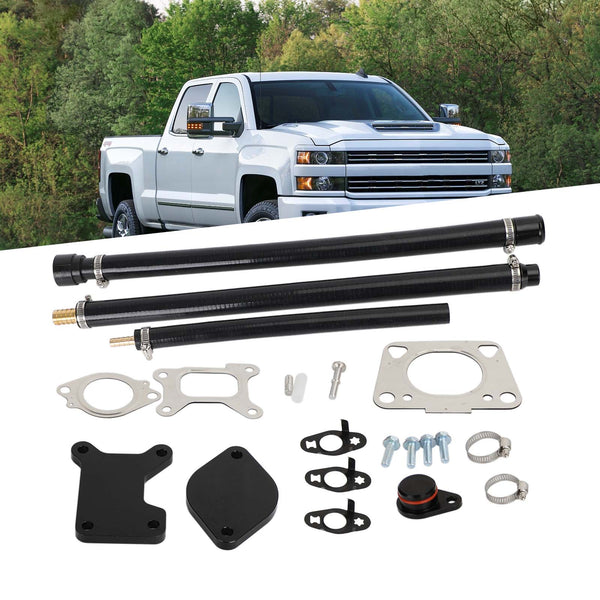 Kit de exclusão do resfriador de válvula EGR para 2017-2023 Chevy GMC Duramax Diesel 6.6 L5P