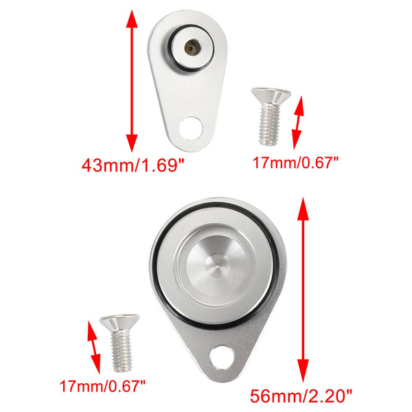 Kit de bouchon d'admission EGR LS et bouchon de suppression EVAP pour moteur GM LS générique