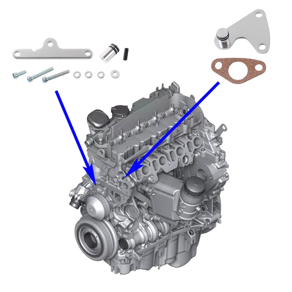 BMW N47 N47S 2.0 D E81 87 88 82 90 E84 EGR Kylarpackning Reparation Byt ut kit