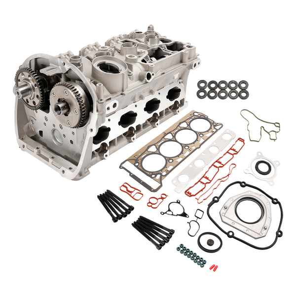 2010-2013 Audi A5 2.0L CVT FWD Cabriolet Convertible Complete Engine Cylinder Head Assembly Crankshaft +Gasket Kit Generic