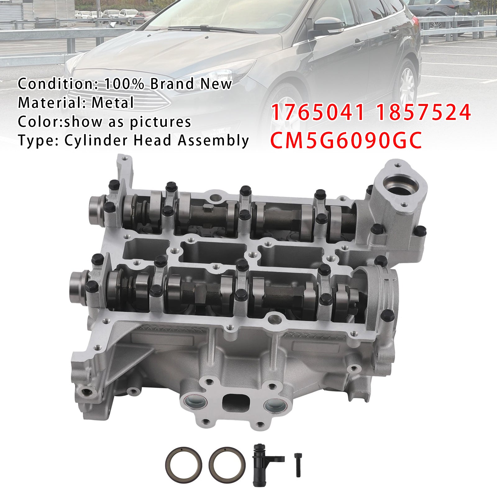 Kompletní hlava válce pro Ford Focus 1.0 EcoBoost 1765041 1857524 CM5G6090GC