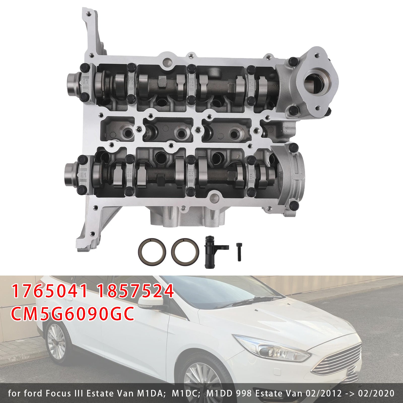 Kompletní hlava válce pro Ford Focus 1.0 EcoBoost 1765041 1857524 CM5G6090GC