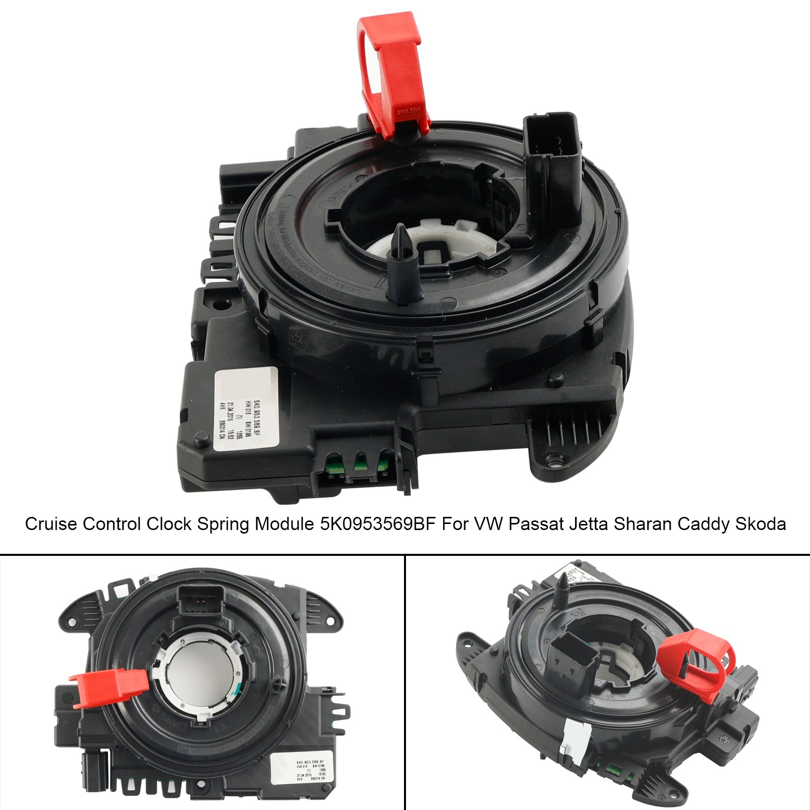 Module de ressort d'horloge de régulateur de vitesse Skoda Yeti 2014-2018 5K0953569BF 5K0953569BC