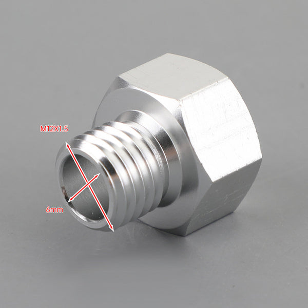 M12X1.5Mm To 1/8 Npt Gm Ls Engine Oil Pressure Sensor Adapter Aluminum