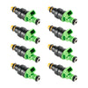 1985-2002 Chevrolet Camaro 8PCS 0280150558 0280155968 42lbs Green Top Racing Inyector de combustible genérico