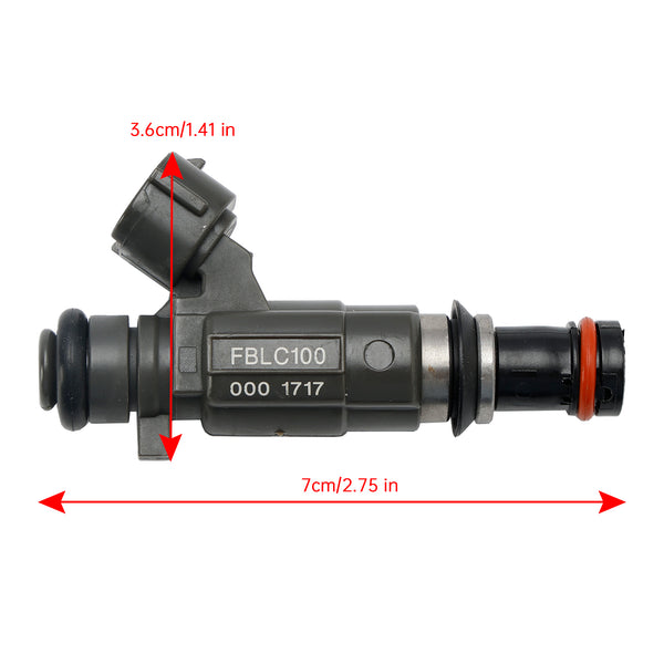 1 inyector de combustible para Baja Legacy 2003-2006 2.5L FBLC-100 16611-AA43A genérico.