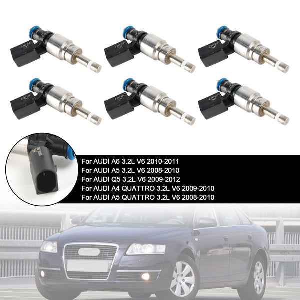 2009-2010 Audi A4 QUATTRO 3.2L V6 Inyector de combustible 06E906036F 0261500037 Genérico