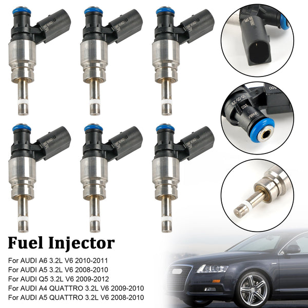 2009–2010 Audi A4 QUATTRO 3,2 l V6 Einspritzdüse 06E906036F 0261500037 Generisch