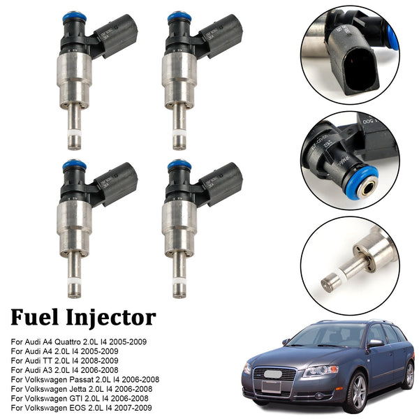 2006-2008 Audi A3 2.0L I4 Fuel Injector 06F906036A 0261500023