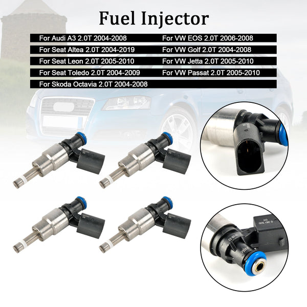 2004-2008 Skoda Octavia 2.0T Injecteur de carburant 0261500011 06F906040D Générique