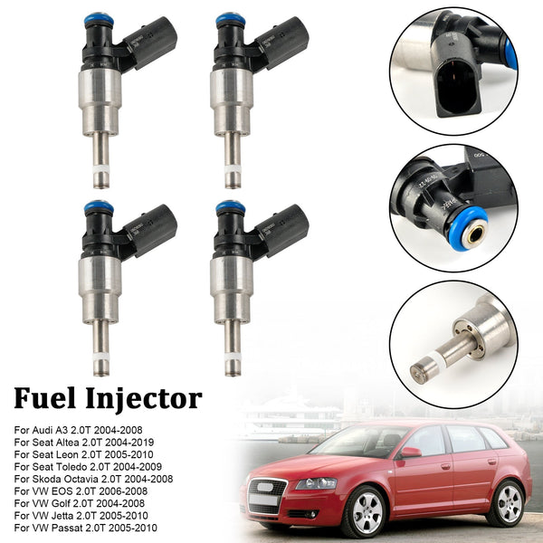 2004-2008 Skoda Octavia 2.0T Inyector de combustible 0261500011 06F906040D Genérico