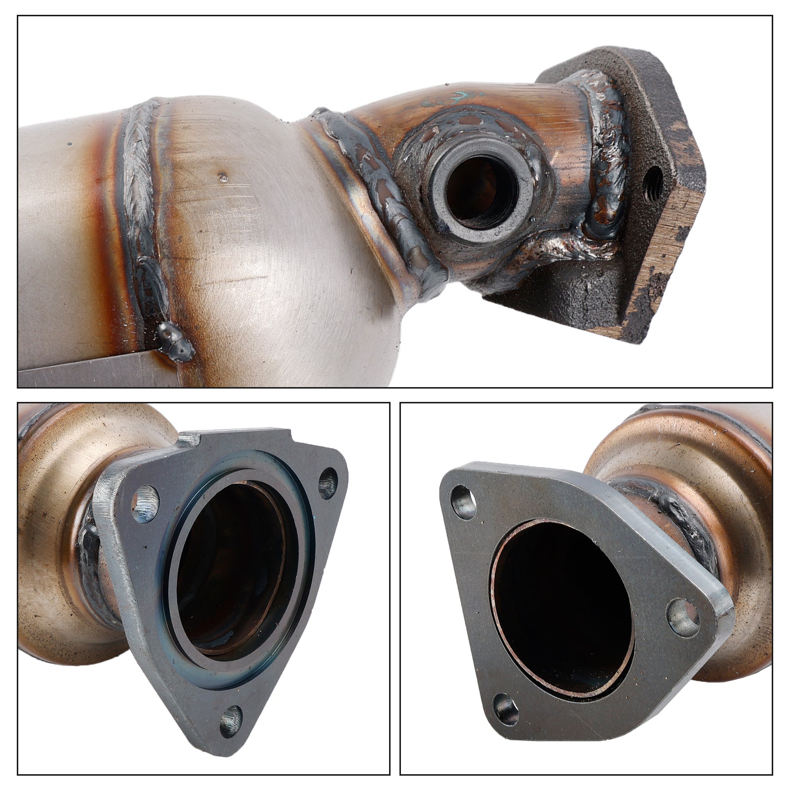 GAIASURGE Direct-Fit Rear Catalytic Converters Set For 2008-2012 Honda Accord 2.4L & Acura TSX 2.4L – EPA Certified