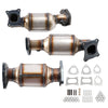 Ensemble de convertisseurs catalytiques gauche, droit et arrière Honda Accord 3,5 L 2008-2012 45131 45132 16447 générique