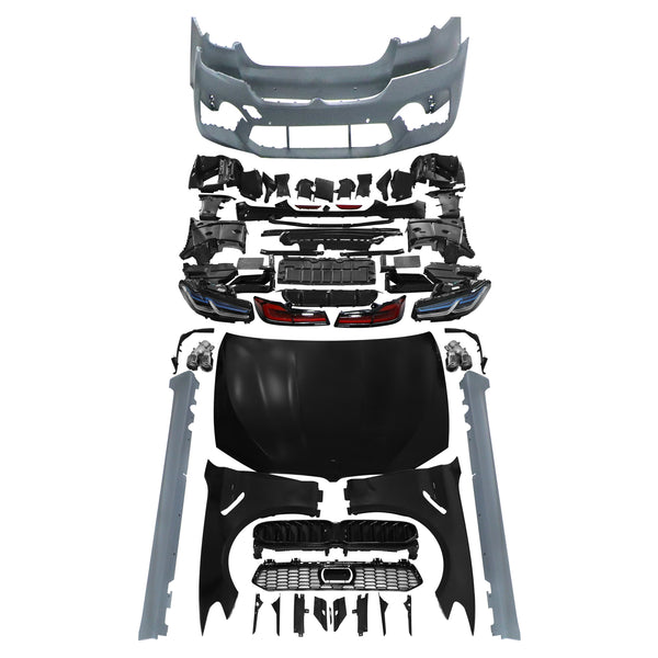 2018–2020 BMW 5er G30 G31 G38 Facelift M5 Style 2021+ Stoßstangen-Karosseriesatz 8499119 63117214959 Generisch
