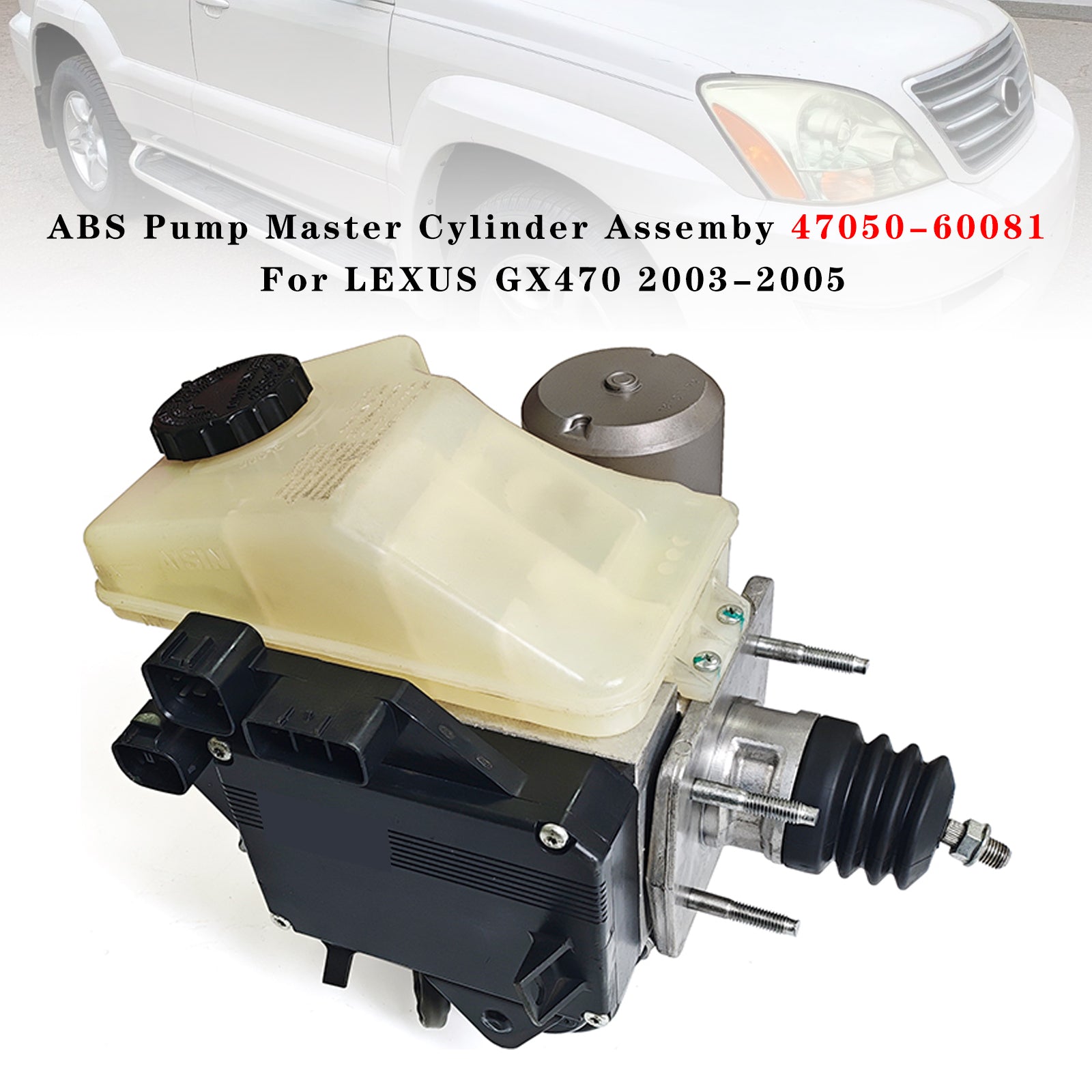 Ensemble maître-cylindre de pompe ABS Toyota 4Runner 2003-2005 47050-60081