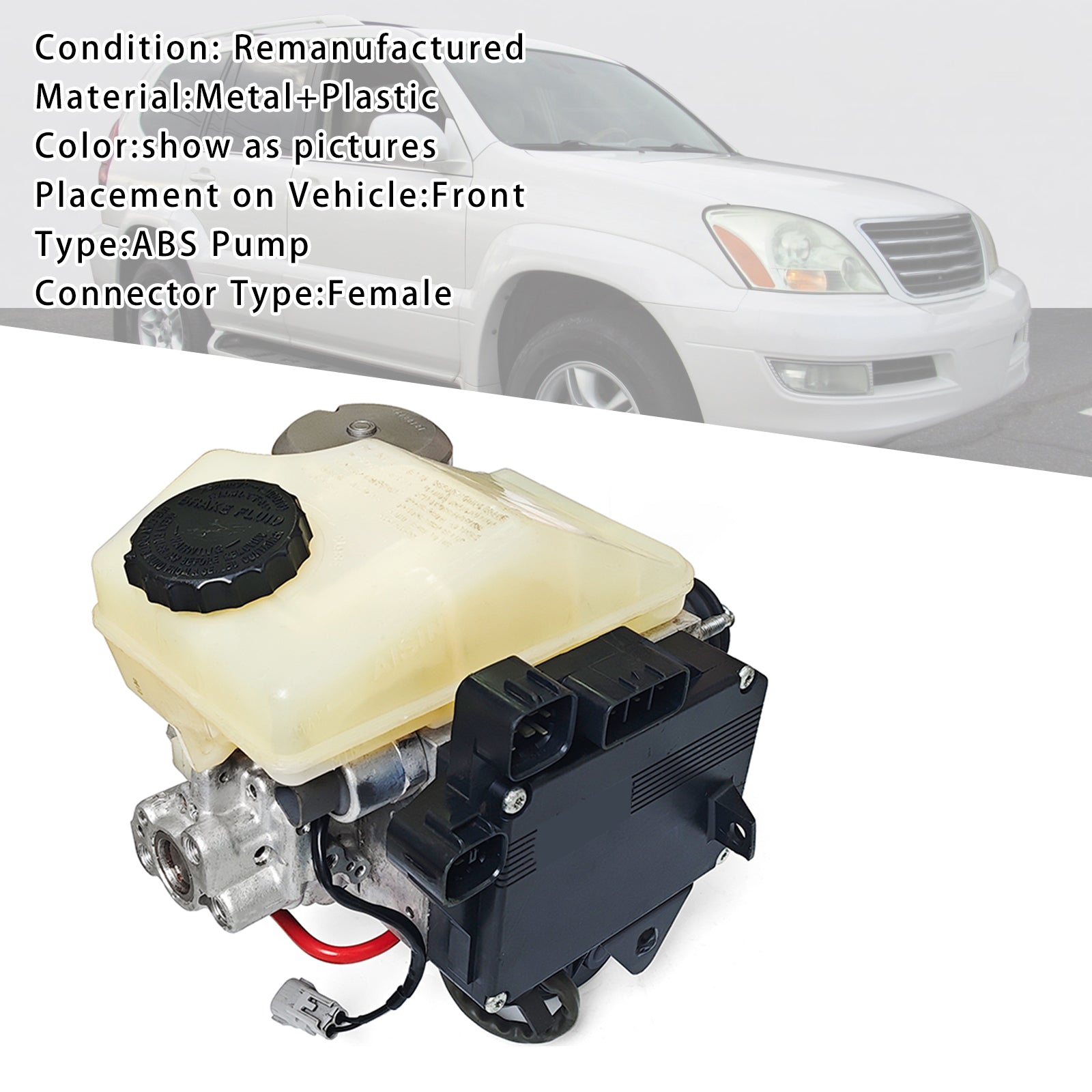 Ensemble maître-cylindre de pompe ABS Toyota 4Runner 2003-2005 47050-60081