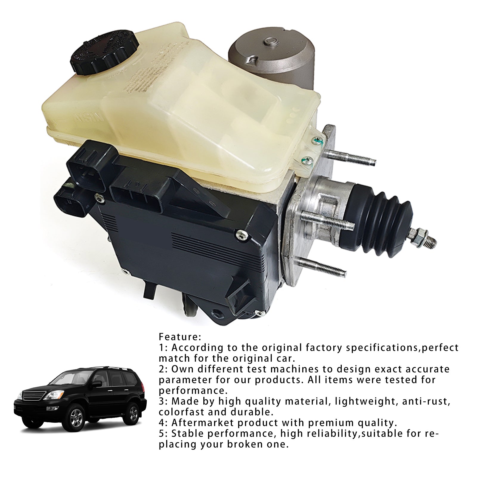 Ensemble maître-cylindre de pompe ABS Toyota 4Runner 2003-2005 47050-60081