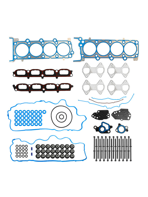 2004-2006 Ford F150 F250 F350 5.4L SOHC Juego de juntas de cabeza de 24 válvulas Tornillos HS26306PT ES72798 Genérico