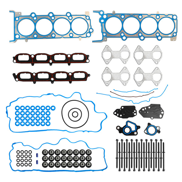 2004-2006 Ford F150 F250 F350 5,4L SOHC 24-ventilshuvud packningssats Bultar HS26306PT ES72798 Generic