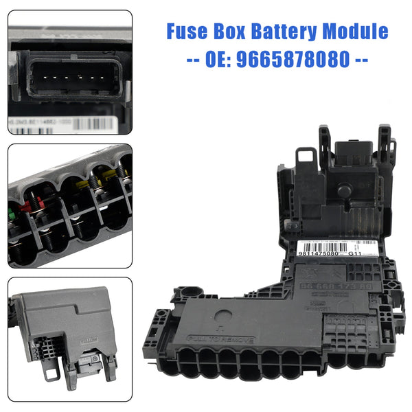 Citroen C4L DS5 1.6 &1.8 Peugeot 508 Fuse Box Battery Module 9665878080 9811475080