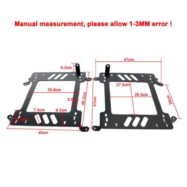 2015+Up Ford Mustang L+R Heavy Duty 5MM racestoelbeugeladapter algemeen